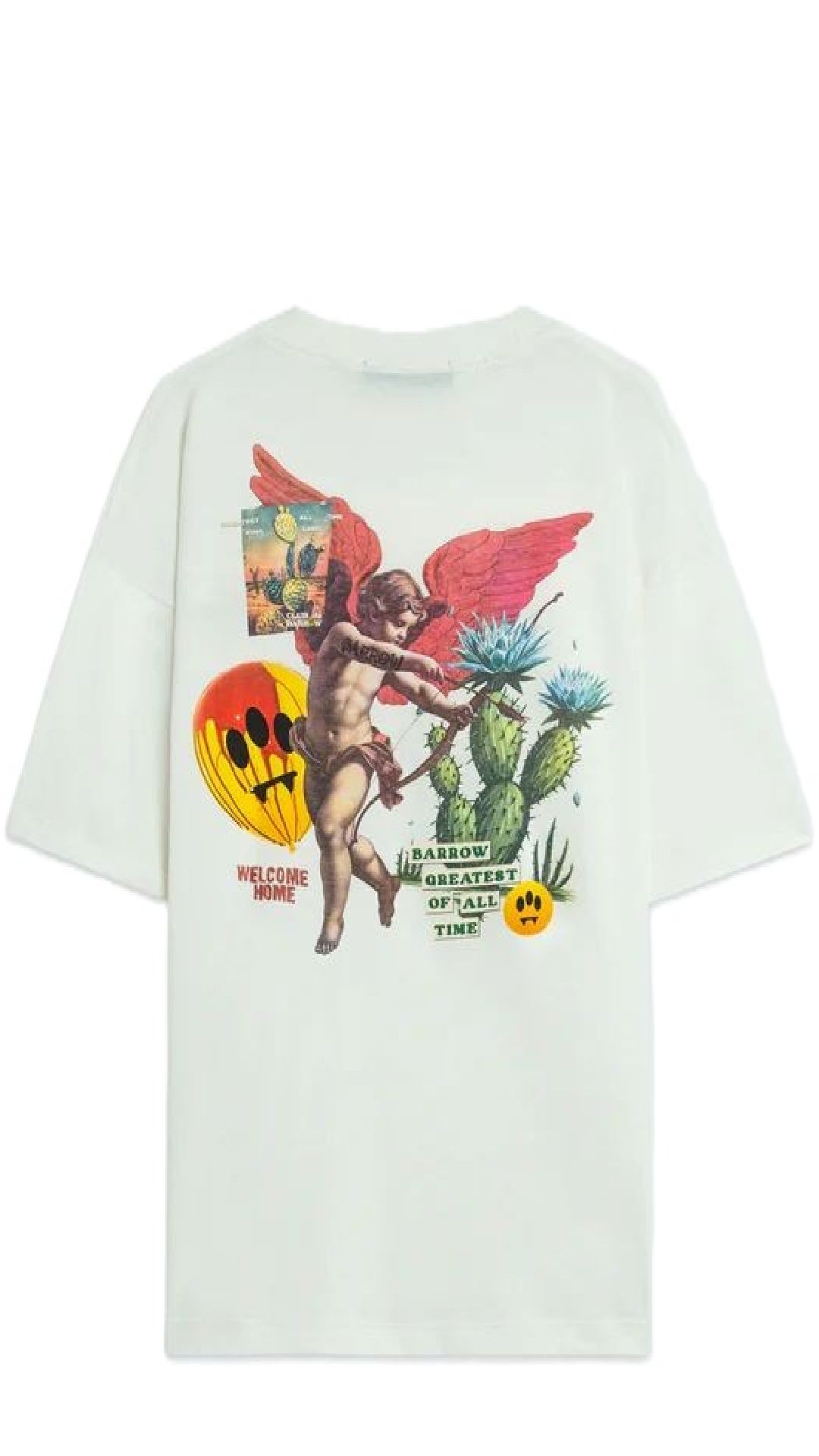 Camiseta amplia con estampado gráfico