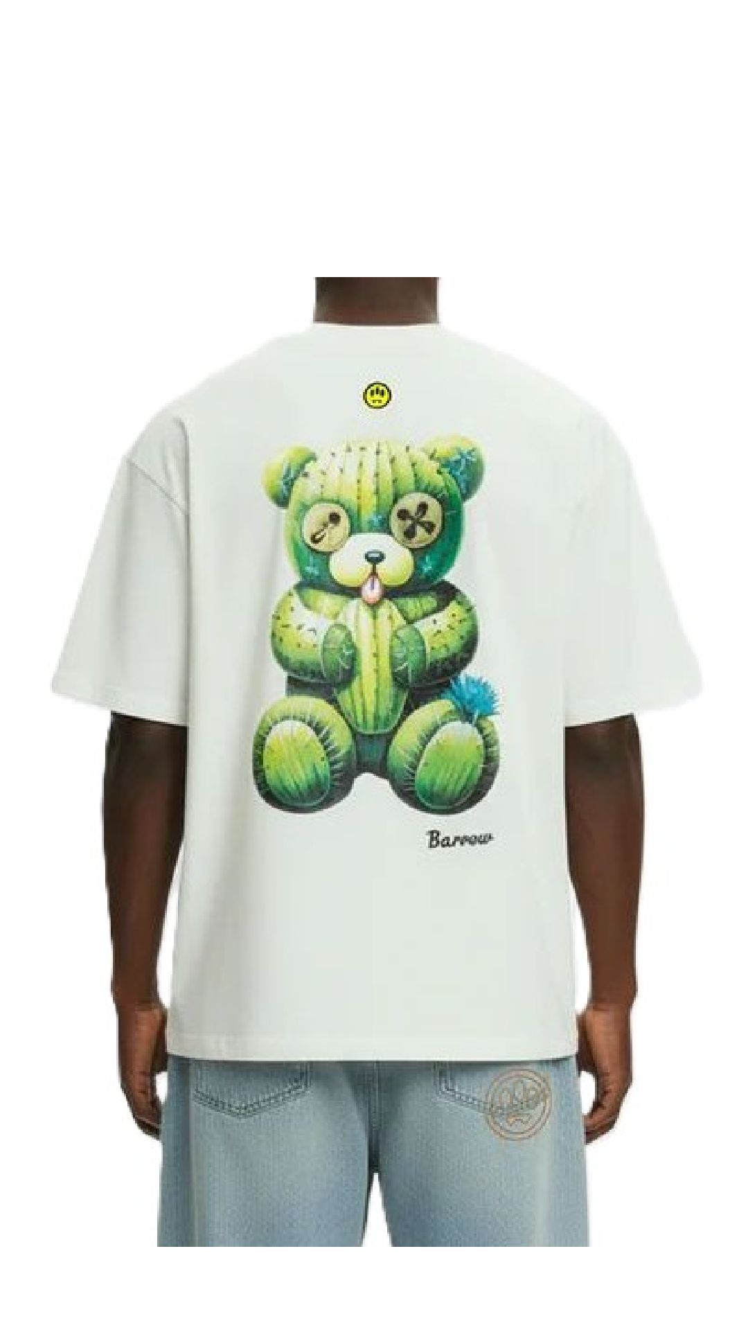 Camiseta amplia con estampado gráfico