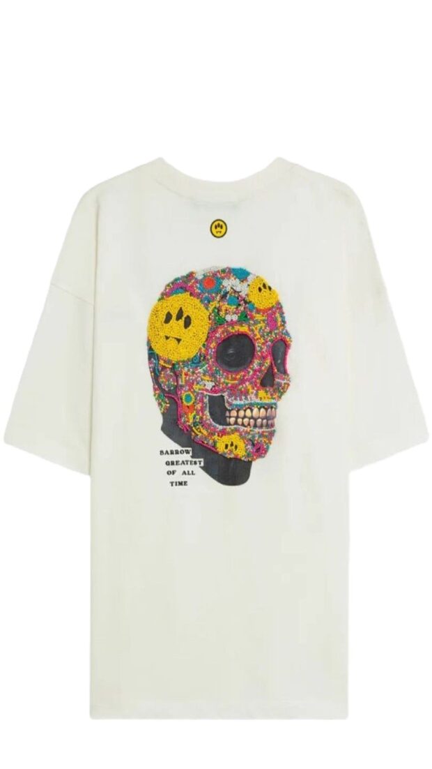 Camiseta amplia con estampado gráfico