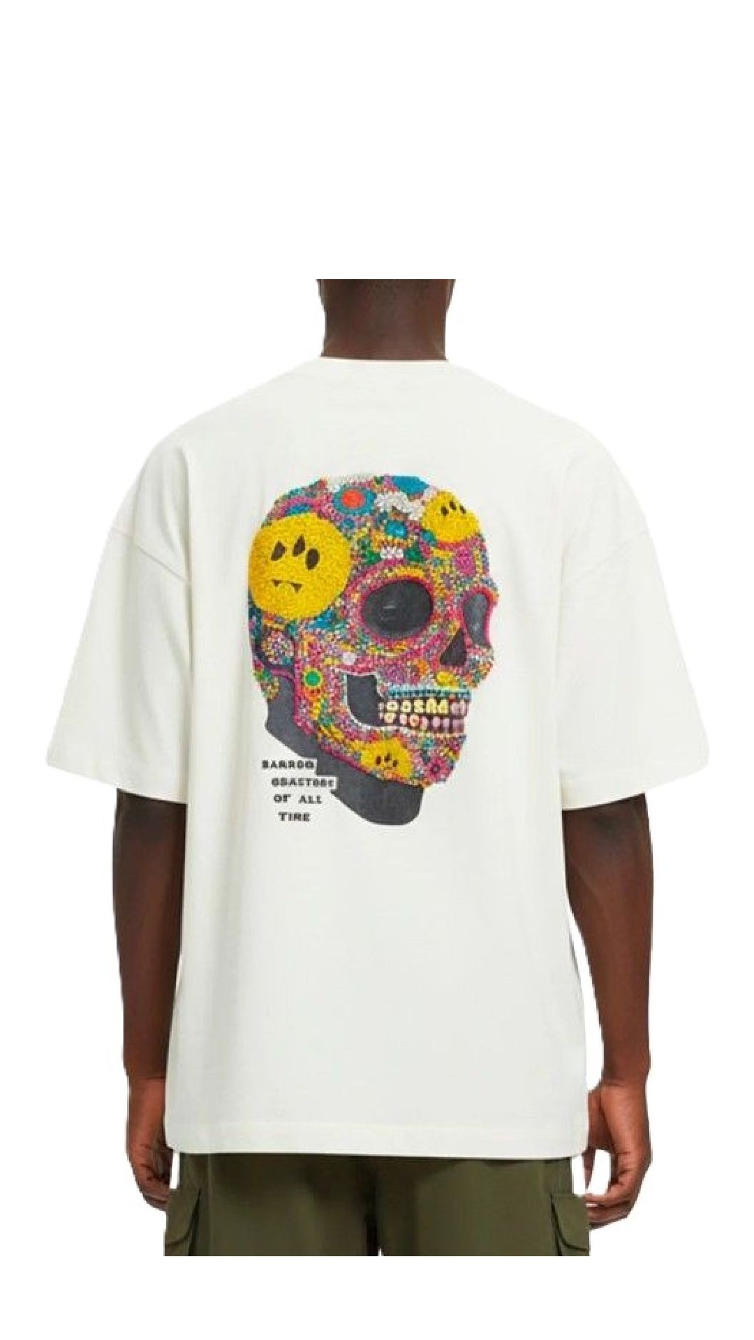 Camiseta amplia con estampado gráfico