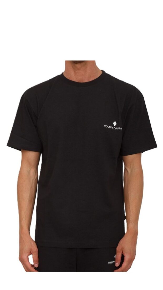 Camiseta amplia de algodón con logotipo