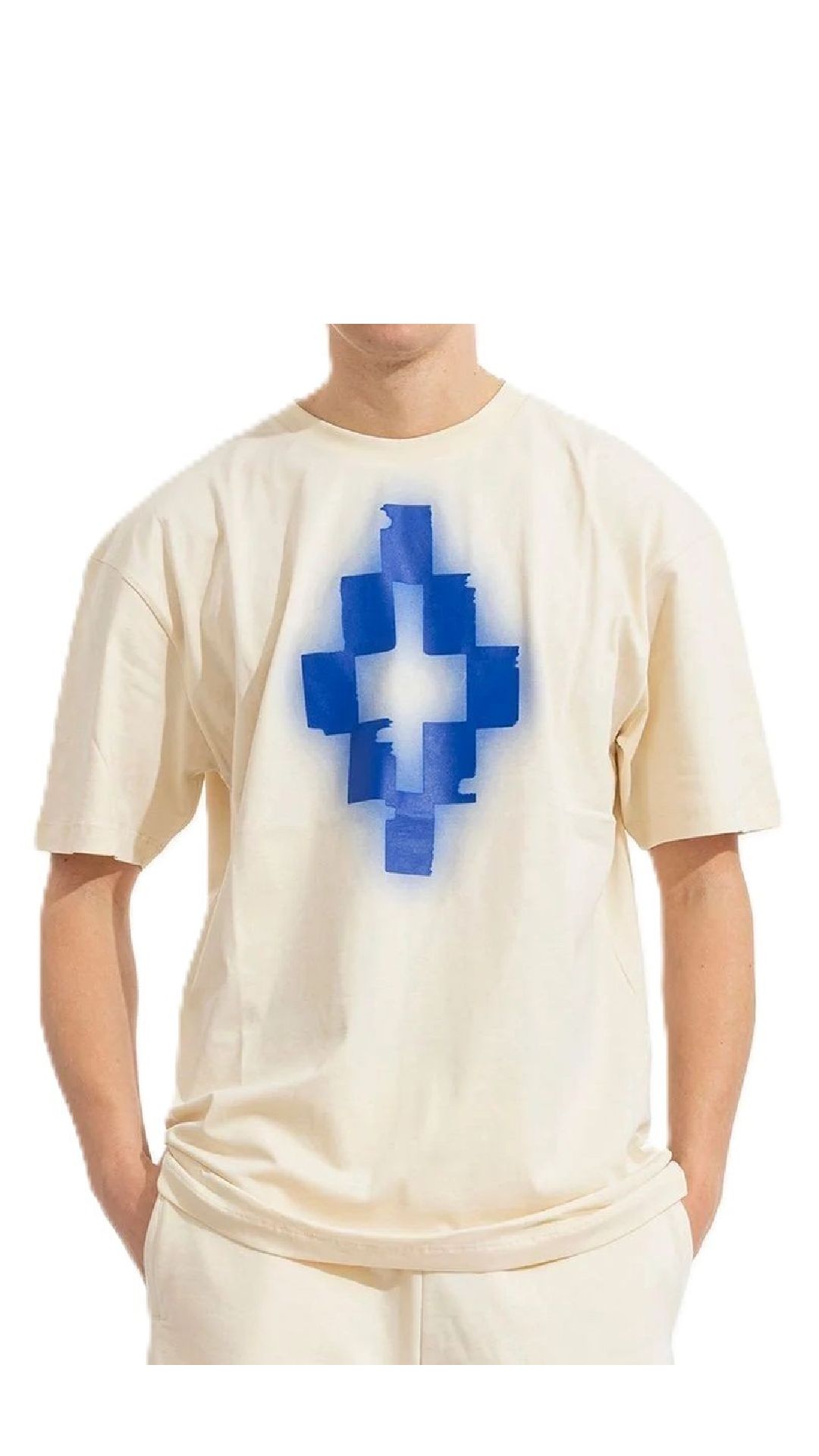 Camiseta holgada de algodón con estampado