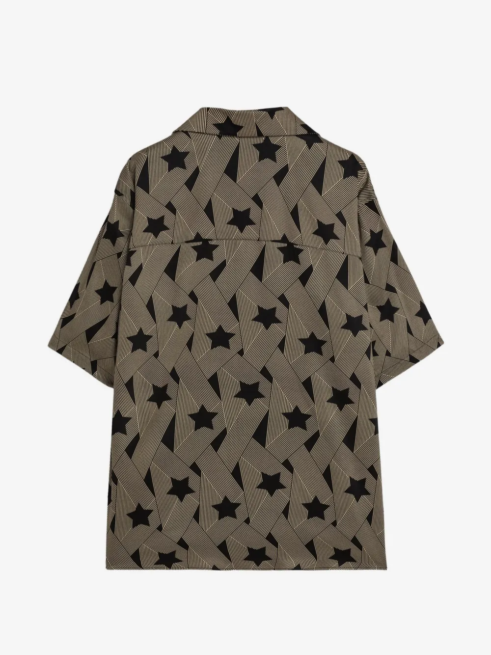 Camisa holgada de viscosa con estampado
