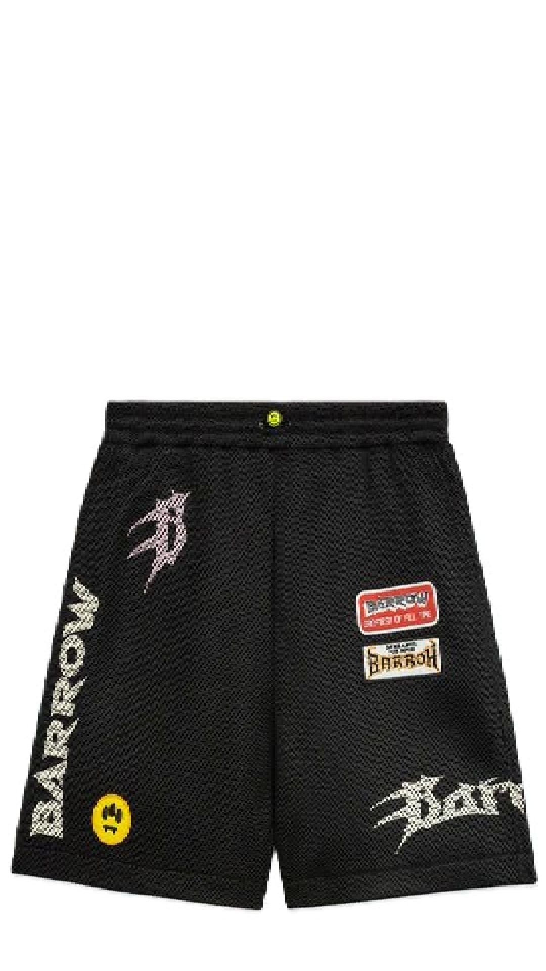 Pantalones cortos deportivos de tejido técnico estampado