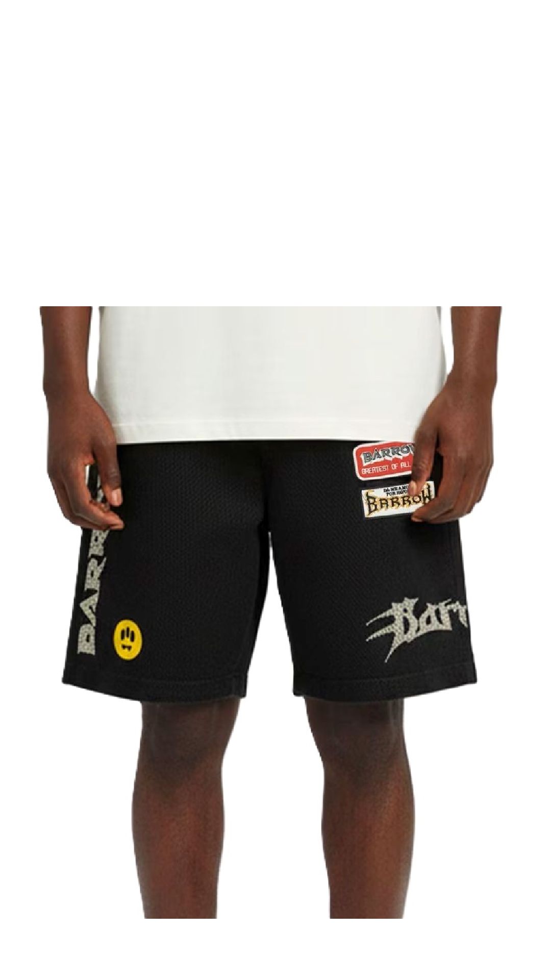 Pantalones cortos deportivos de tejido técnico estampado