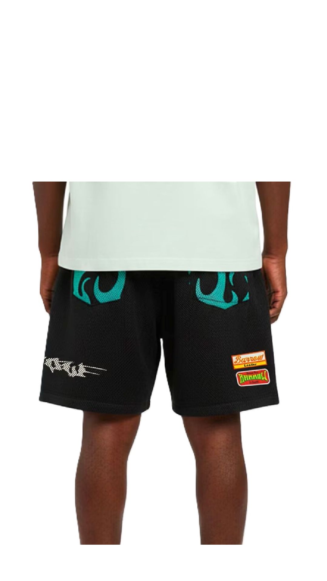 Pantalones cortos deportivos de tejido técnico estampado