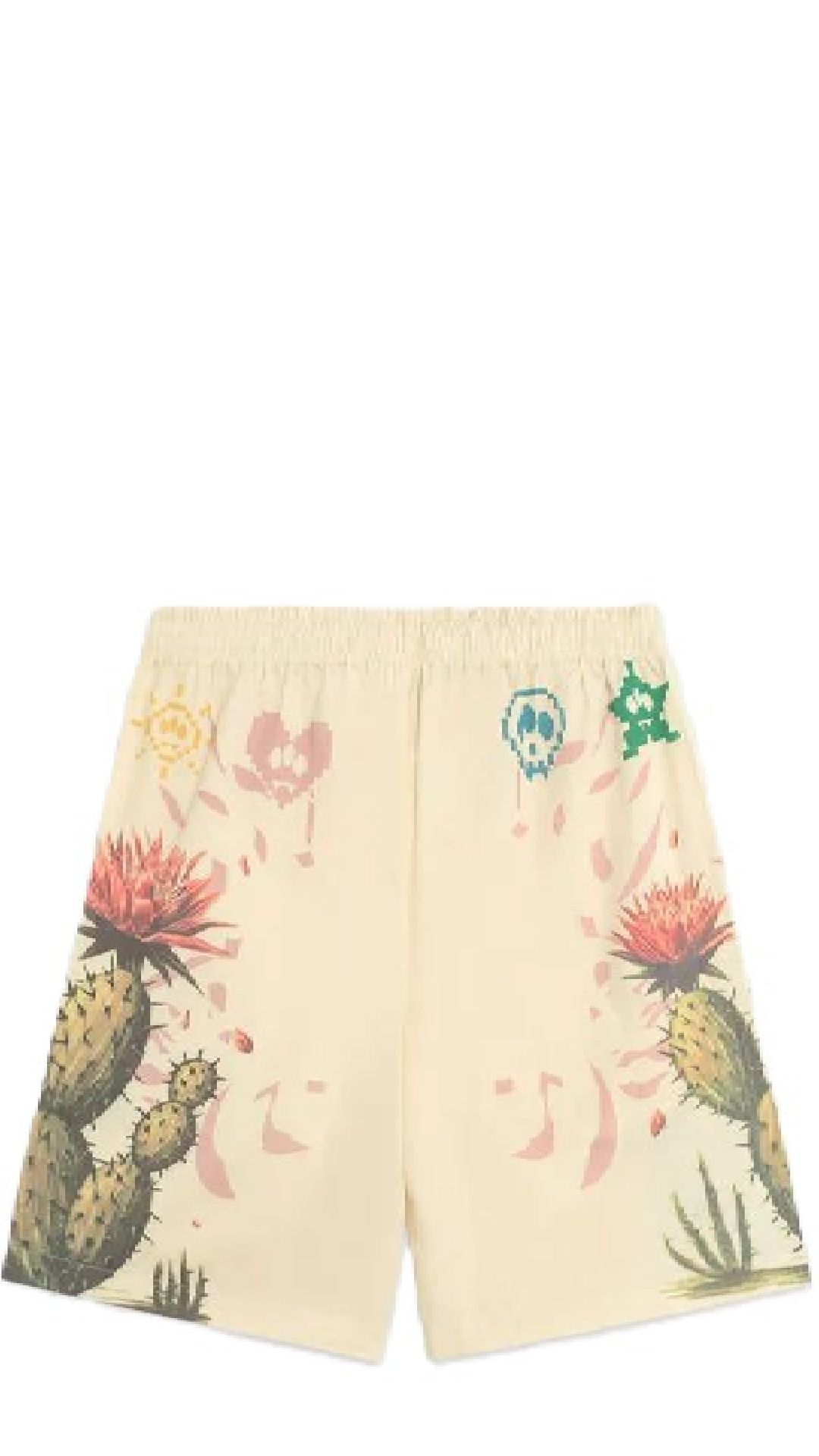 Bermudas holgadas de algodón con estampado