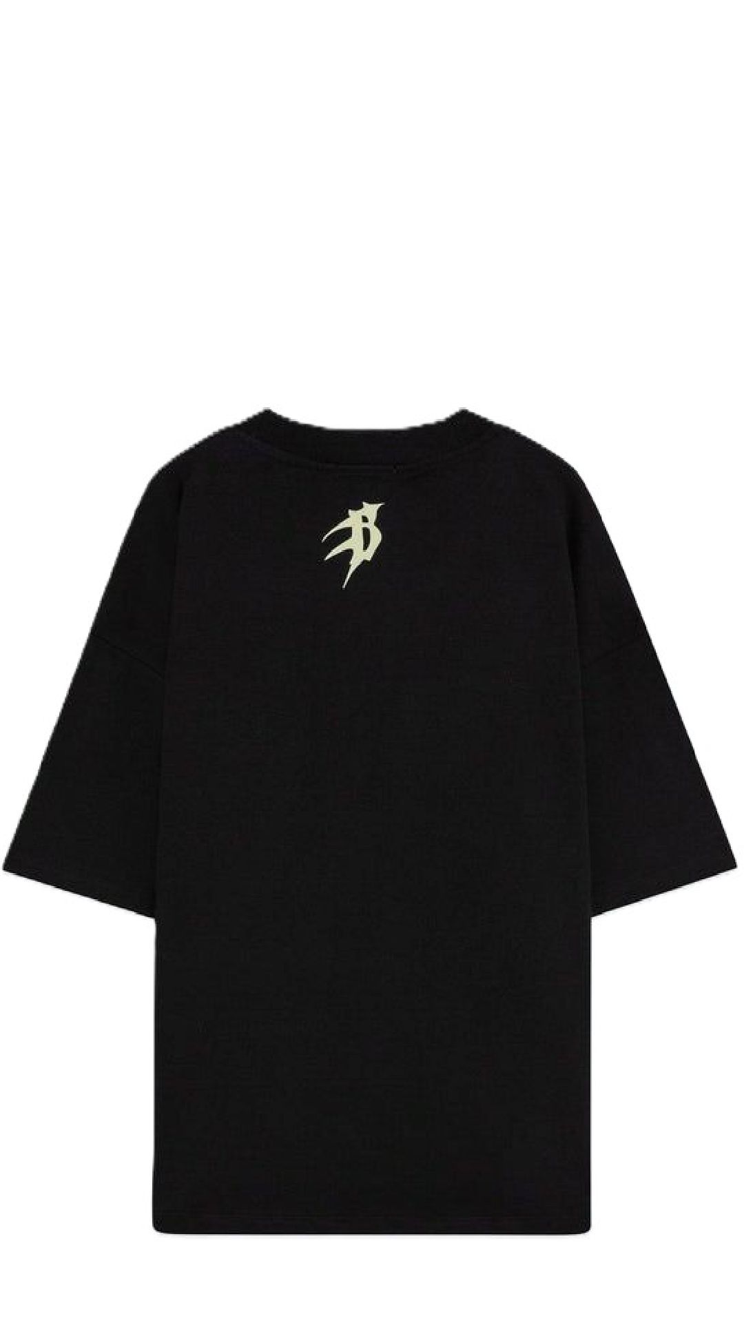 Camiseta holgada de algodón con logotipo estampado