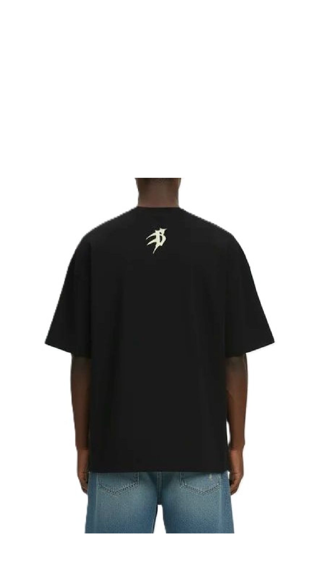 Camiseta holgada de algodón con logotipo estampado