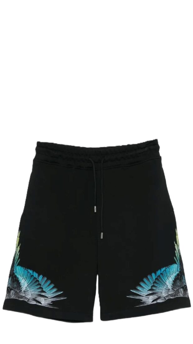 Bermudas holgadas de algodón con estampado