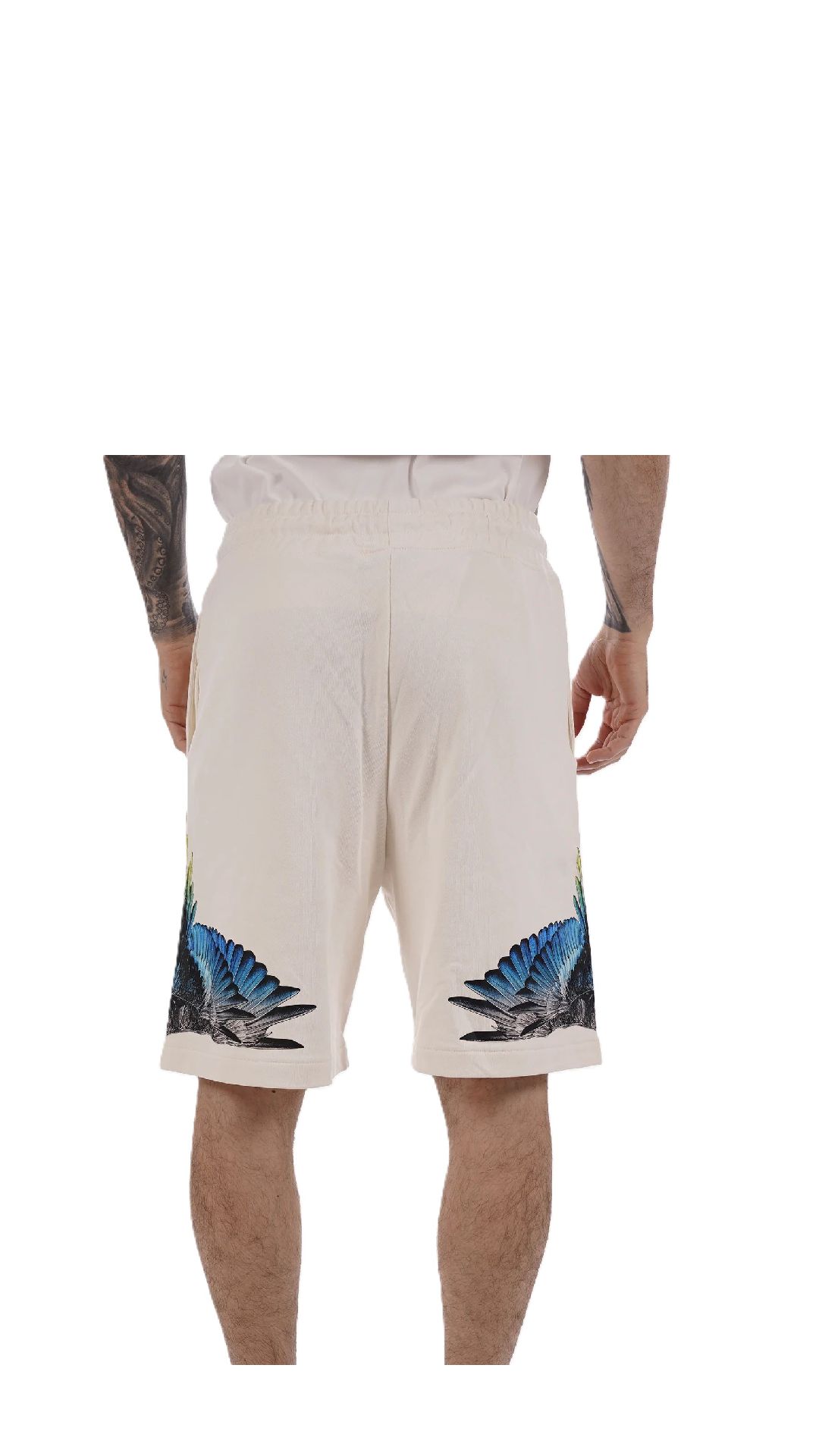 Bermudas holgadas de algodón con estampado