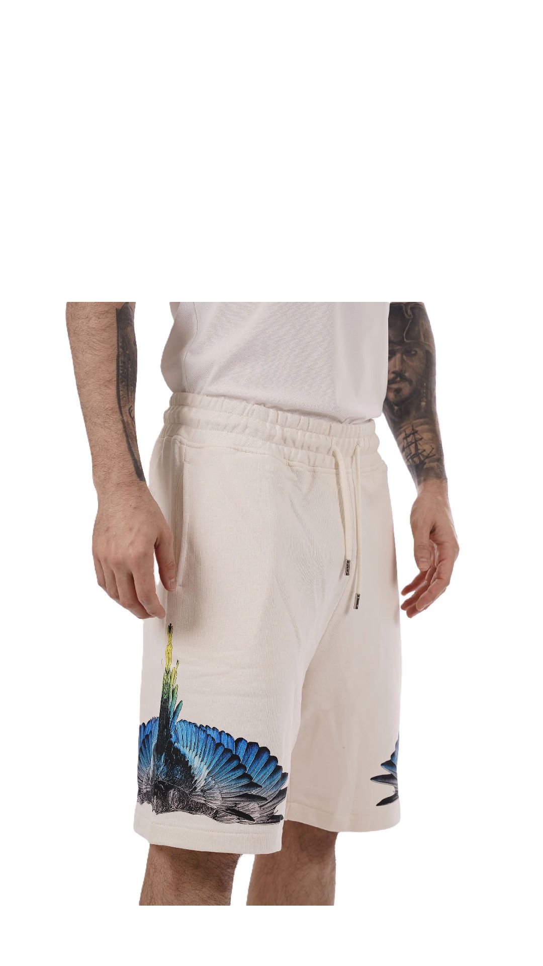 Bermudas holgadas de algodón con estampado
