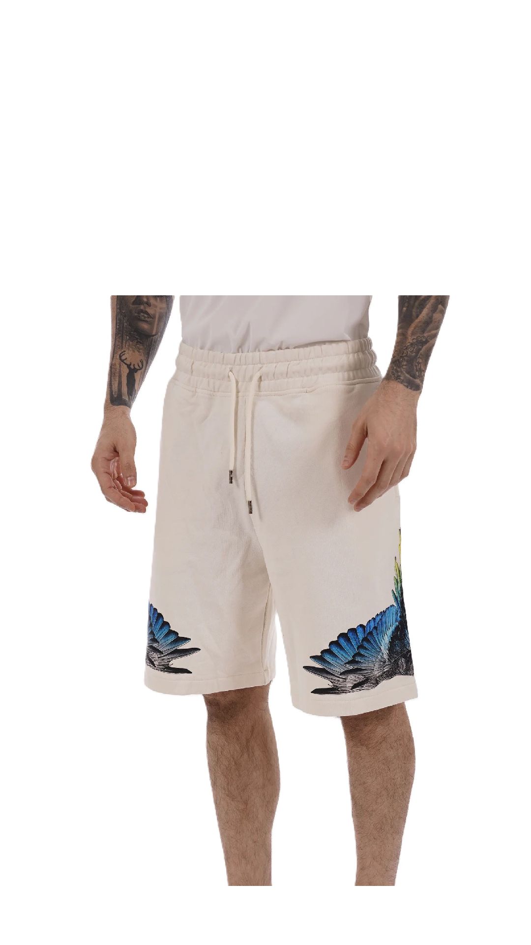 Bermudas holgadas de algodón con estampado
