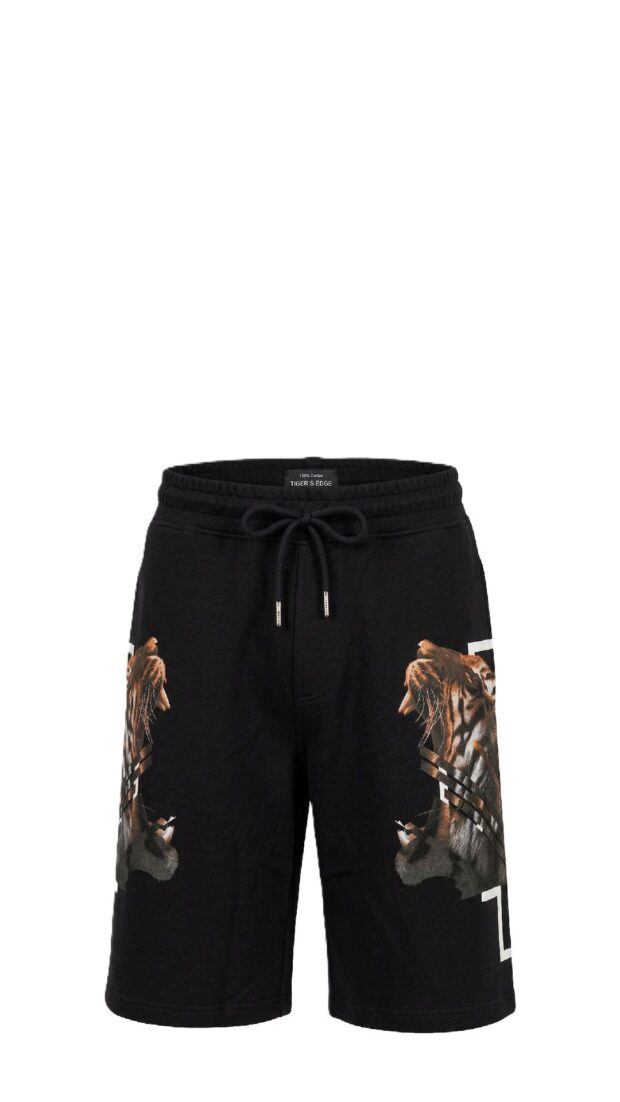 Bermudas holgadas de algodón con estampado