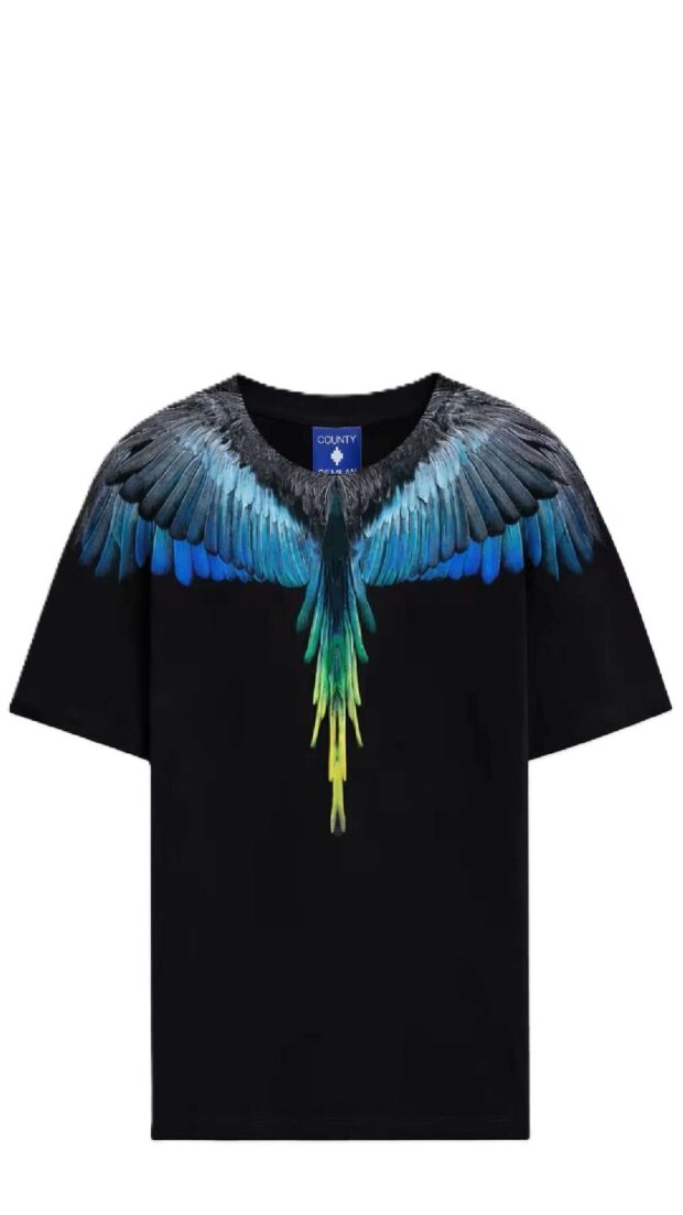 Camiseta holgada de algodón con estampado