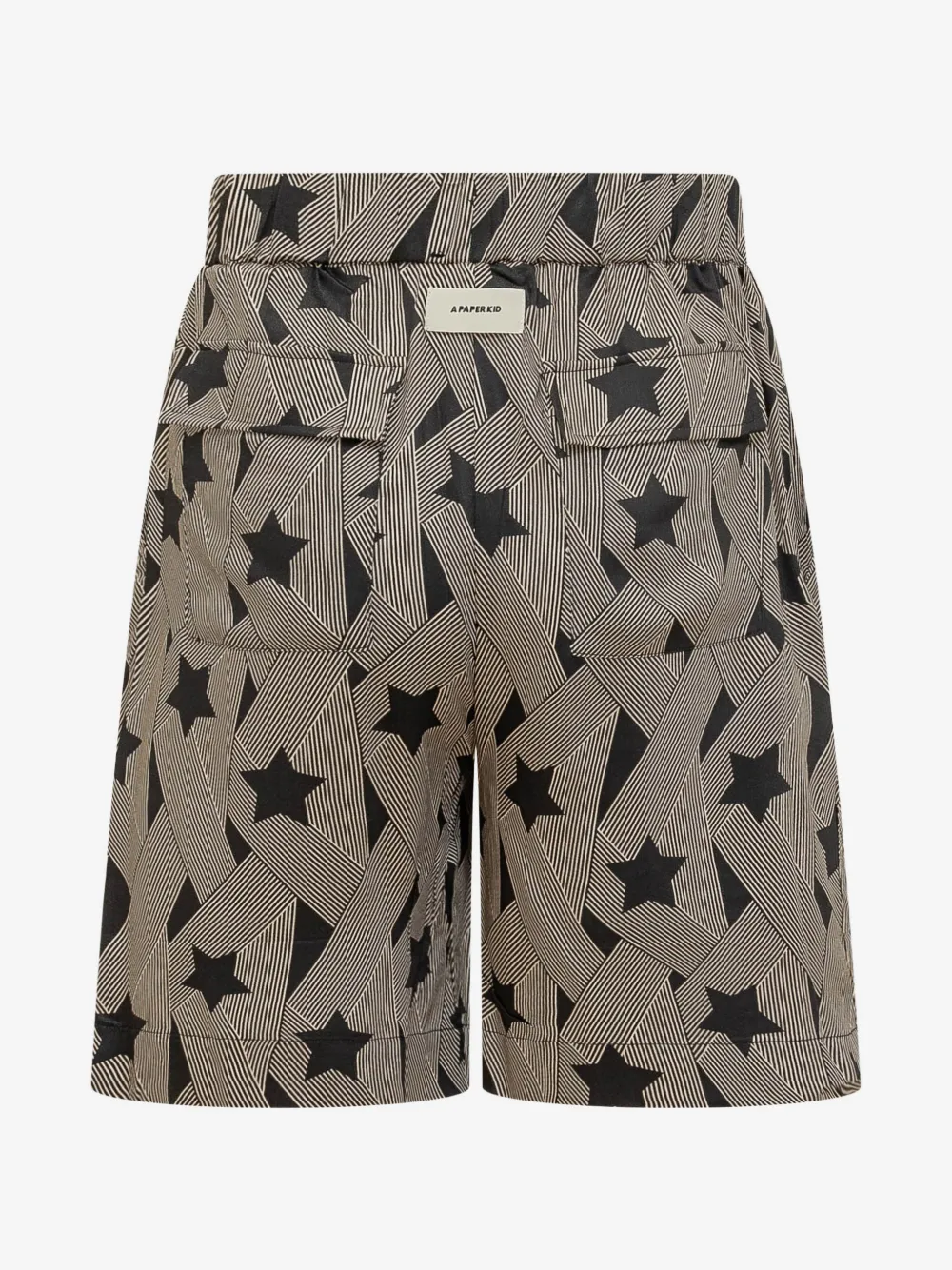 Bermudas holgadas de viscosa con estampado