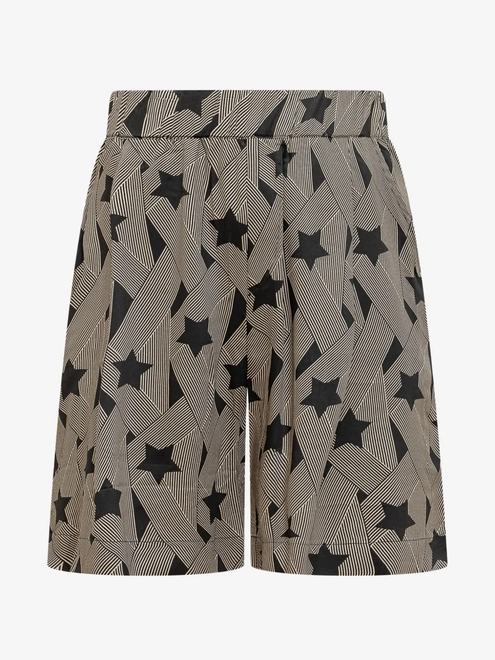 Bermudas holgadas de viscosa con estampado